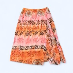 Y2K Fairy Floral Ruffle Skirt by M.D.I!